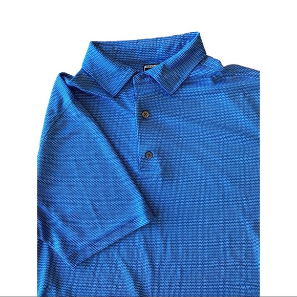 FootJoy Other - FootJoy FJ Mens Size Large Short Sleeve Polyester Blue Golf Polo Shirt athletic